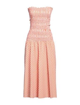 Vestido midi Mujer Naranja M,S Mujer