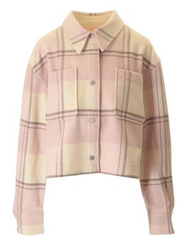 Camicia in flanella in forma Boxy