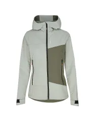 Damen Softshelljacke Seceda Hoodie hellgrün S W