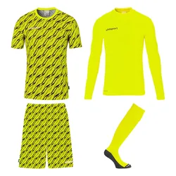 Ensemble à Manches Longues Progressive Bundle Fluor Yellow / Black 2XL