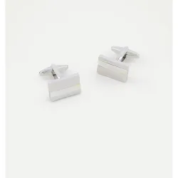 Gemelos de hombre rectangular nácar