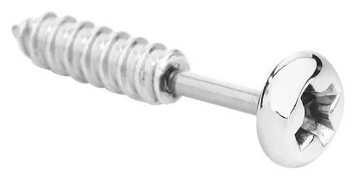 Gothic Ohrstecker-Set - Screw - silberfarben - Unisex - unisex