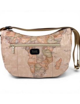 Borsa a tracolla Soft Petals Donna Nero in Pelle