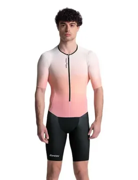 Trisuit A Maniche Corte Viper Block Pesca