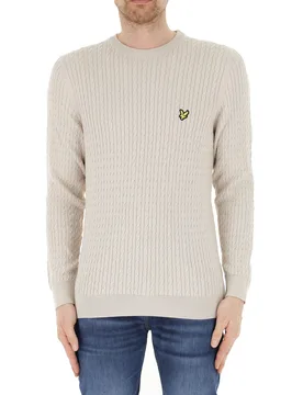 Maglia a trecce BEIGE XL - Lyle & Scott - FashionsVida