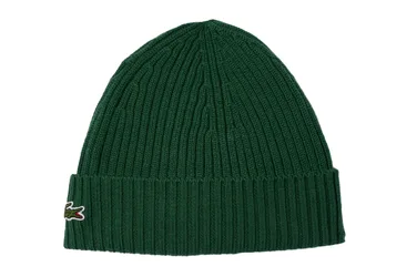Rippstrick-Mütze - Mütze-Beanie - grün - Unisex - Size: OSFA