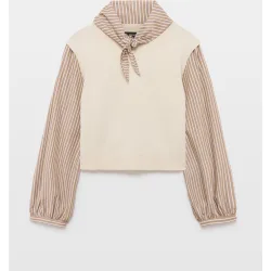 Jersey combinado de mujer