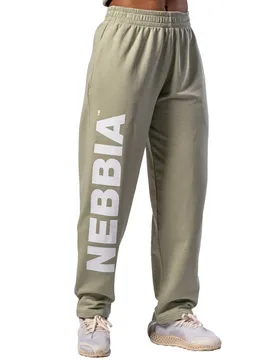 Pantalon De Survêtement Loose-fit Baggy Boyfriend Style 432 Light Green L - Nebbia - FashionsVida