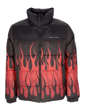 Piumino Uomo Puffy Jacket Black/red