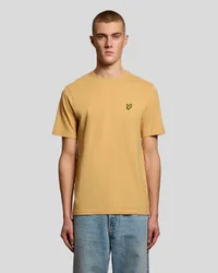 Men's Cotton Crew Neck T-Shirt in Orange