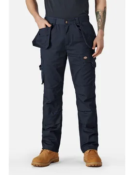 Redhawk Pro Mens Blue Outdoor Trousers - Navy Cotton - Size 34 (Waist) - Dickies - FashionsVida