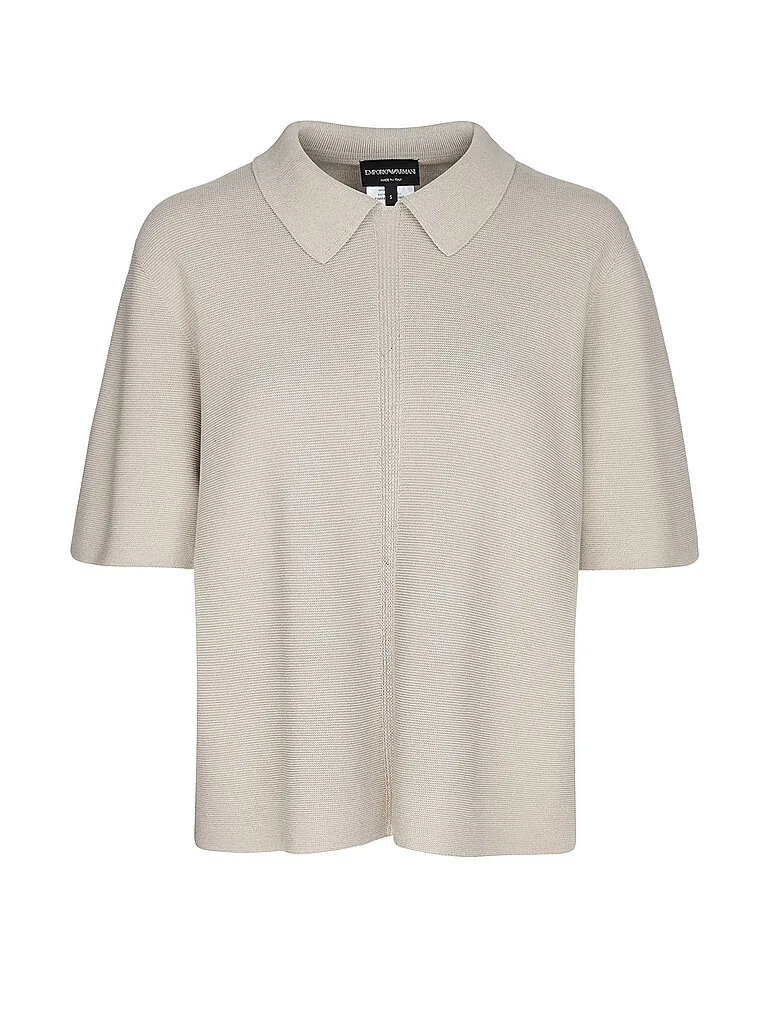 Polo in maglia beige L - Emporio armani - FashionsVida