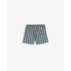 Bañador bermuda de hombre estampado con bolsillo trasero