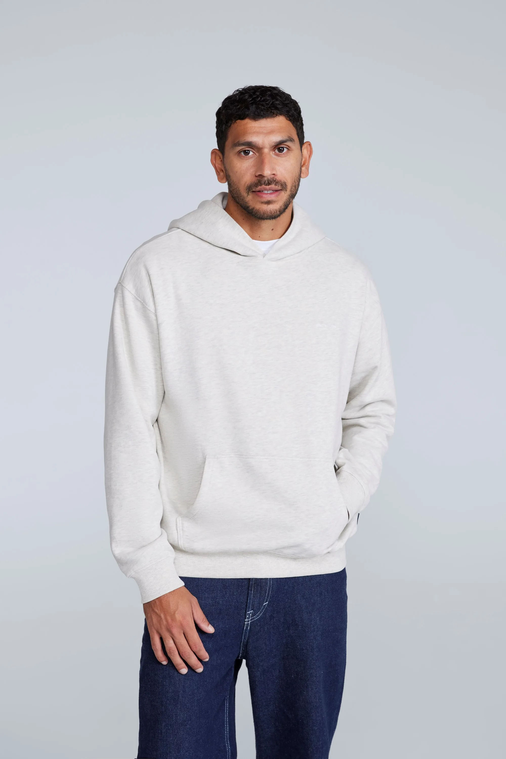 Icon Mens Drop Shoulder Hoodie - Grey - Animal - FashionsVida