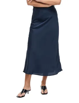 Gonna Midi Ellette Navy Blazer 42