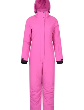 Cloud Womens Ski Suit - Bright Pink - Bright Pink - Size: 10 - Mountain Warehouse - FashionsVida