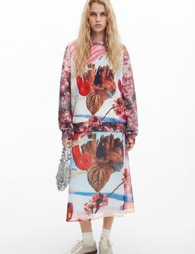 Sudadera estampada M. Christian Lacroix, Mujer, Algodon, S