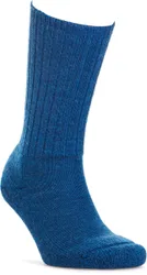 Wool‑rich Seam‑free Cushioned Sole Socks - Teal Marl - Size: L