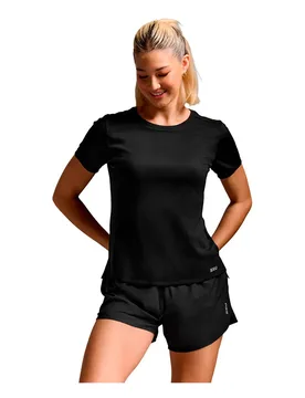 Aero Mesh Short Sleeve T-shirt Black / Silver S Women - 2XU - FashionsVida
