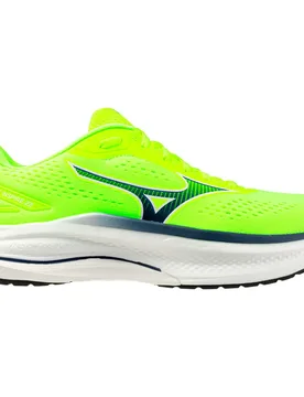 Wave Inspire 22 Running Shoes Lightning Yellow / Dazzling Blue / Dazzling Blue UK 8.5 Men - Mizuno - FashionsVida