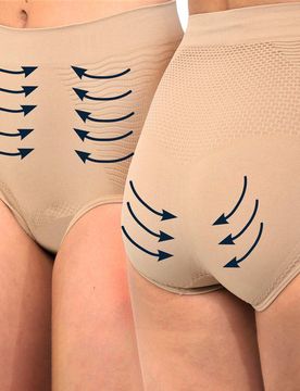 Slimming-Slips haut, 2er-Set Java
