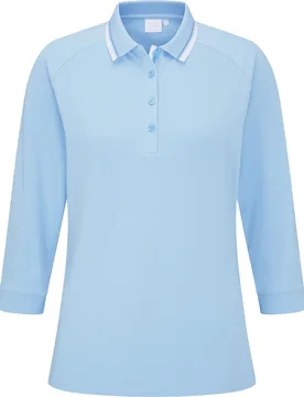 Polo Alicia, langarm, hellblau xs - PING - FashionsVida