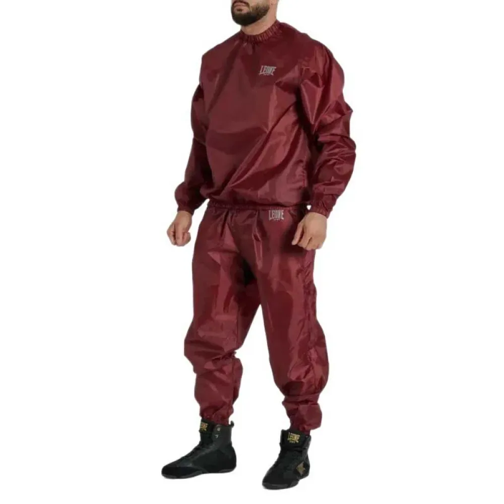 Combinaison De Sauna Logo Bordeaux S-M - Leone1947 - FashionsVida