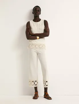 Sfera - Pantalón bordado conjunto - Sfera - FashionsVida