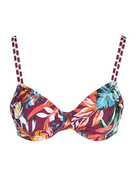 Damen Bikinioberteil Bügel dunkelrot 44E W - Venice Beach - FashionsVida