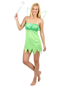 Zauberhafte Fee Damenkostüm Märchen grün - male - KARNEVAL-MEGASTORE - FashionsVida
