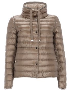 Reversible High Neck Puffer Jacket