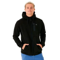 Felpa Con Zip Anti Series Departed Black S