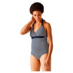 Flavia Ii Swimsuit Navy / White Soccer Stripe 36 Women