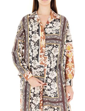 Camicia in cotone MARRONE UNI