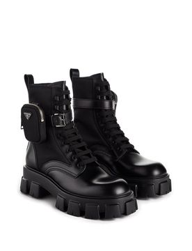 Combat boots Monolith en cuir et Re-nylon