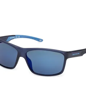 Occhiali Da Sole Polarizzati Se00158 Matte Blue Smoke/CAT3