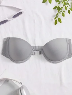 Pieza Sujetador sin tirantes con aros para mujer - Shein - FashionsVida