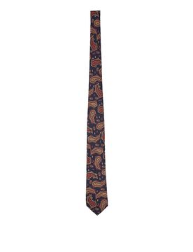 Cravatta in seta jacquard con motivo Paisley