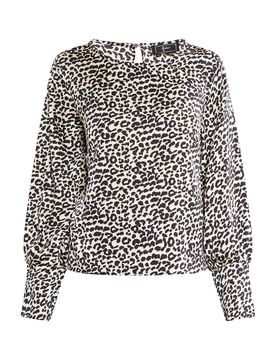 Faina Blusa crema / negro