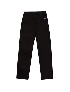 Pantalon droit en coton mélangé