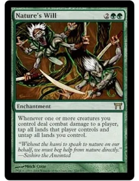 Nature's Will (foil) Champions of Kamigawa - Magic: The Gathering - FashionsVida