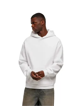 Sweat à Capuche Nm011 Oversized White 2XS Homme - New Morning Studios - FashionsVida