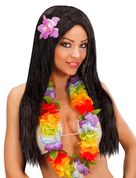 WIDMANN Perücke Hawaii in Schwarz - Widmann - FashionsVida