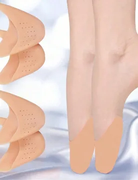 Almohadillas de silicona para dedos de ballet, protectores de cojín para el antepié, plantillas para zapatos de medio dedo [Apropiado para la vida d - Shein - FashionsVida