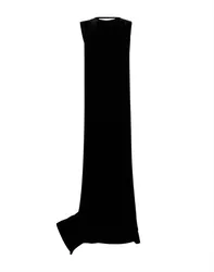 Vestido largo Mujer Negro L,S Mujer