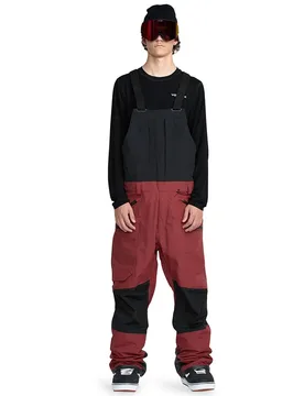 Combinaison Rain Gore-tex® Bib Burnt Red M - Volcom - FashionsVida