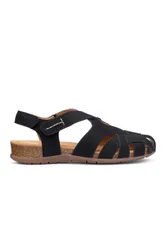 Carpa Women's Wide Fit Nubuck Sandal - - Size: 6