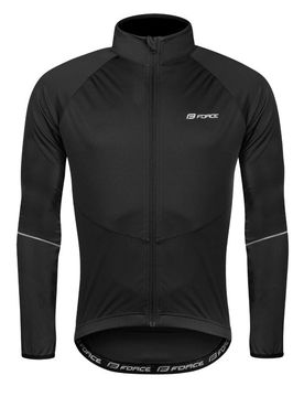 Giacca antipioggia antivento guscio ARROW softshell nero