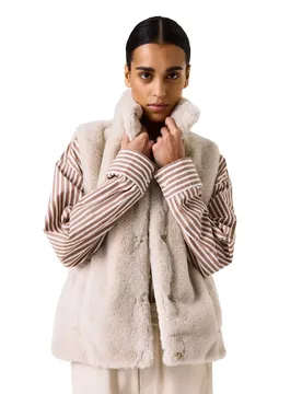 Garcia Gilet J50093 Soft Ivory S