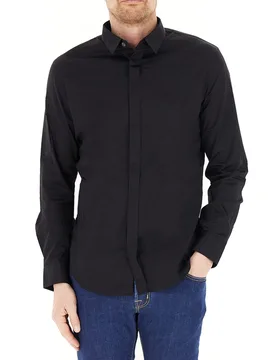 Camicia in cotone NERO L - Armani exchange - FashionsVida